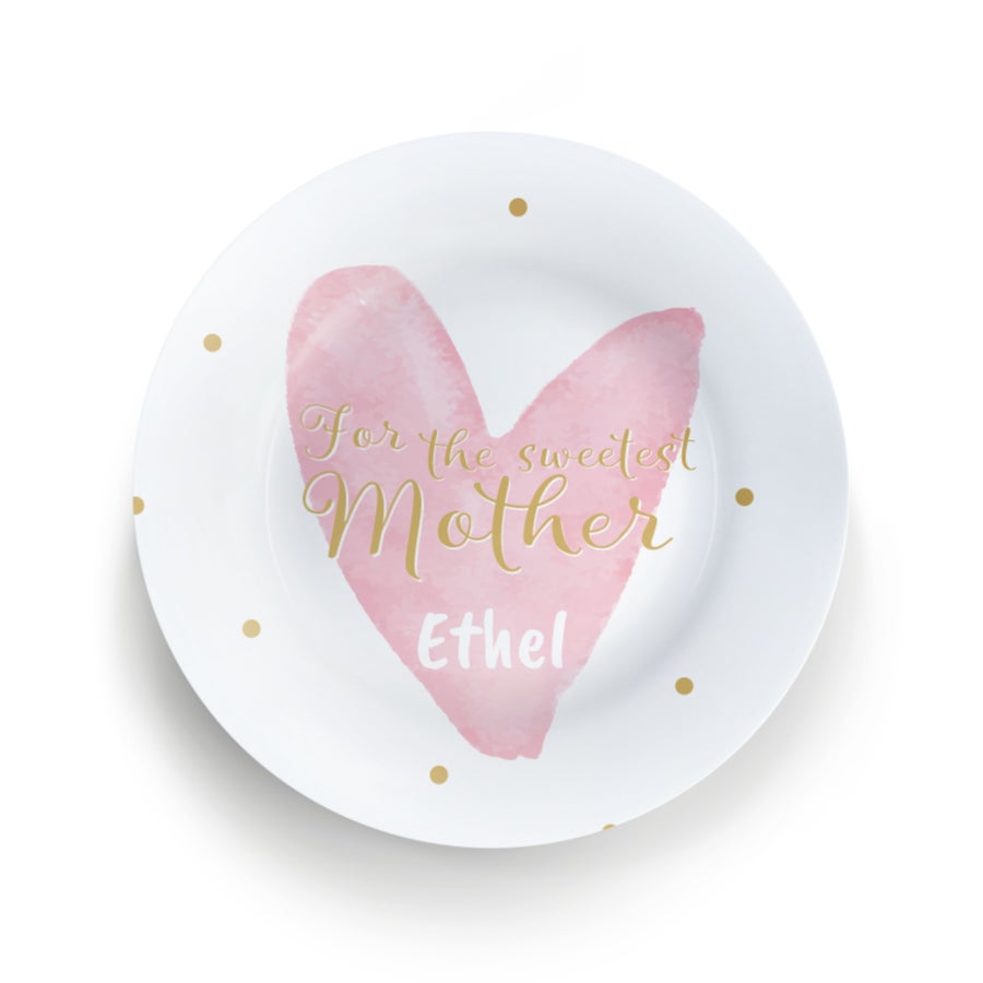 Personalised plate - Mother's Day