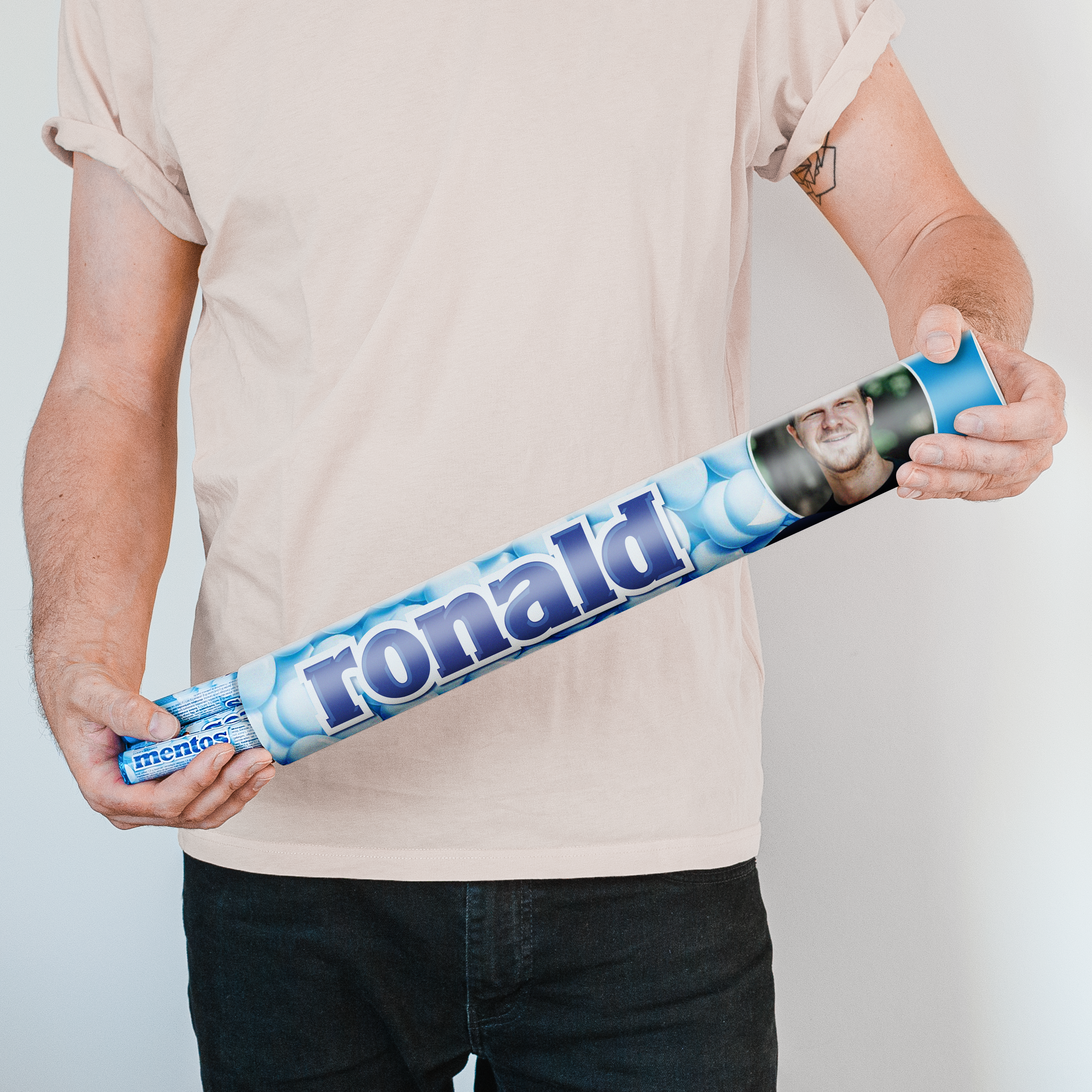 Mentos  XXL com foto