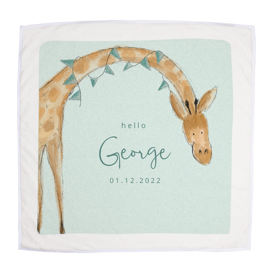 Personalised baby blanket Personalised baby blanket