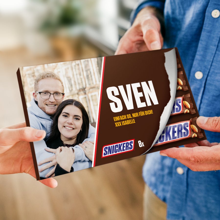Personalisiertes Snickers Geschenk Personalisiertes Snickers Geschenk
