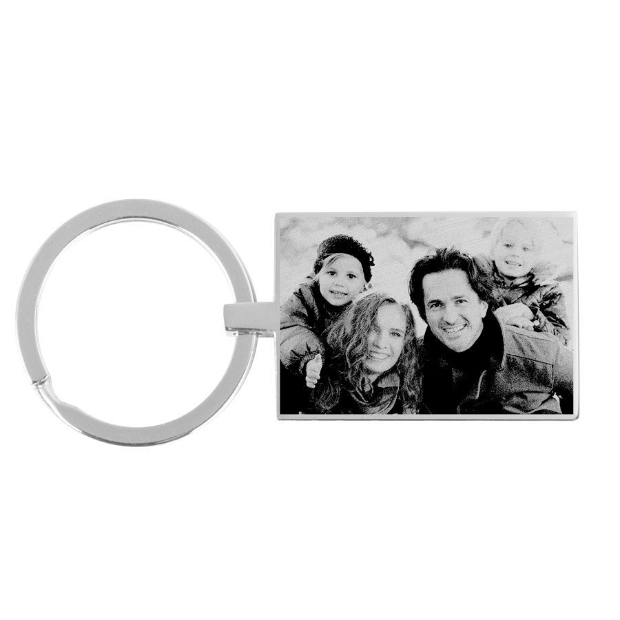 Sleutelhanger graveren met foto Sleutelhanger graveren met foto