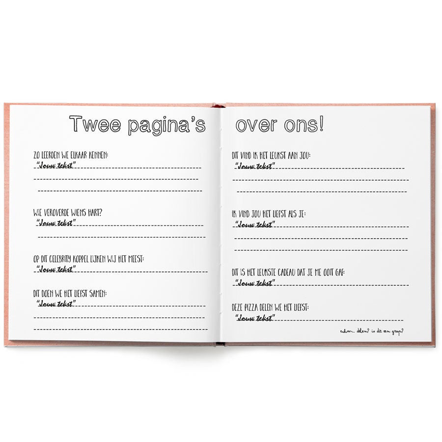 Het Bucketlist boek voor koppels YourSurprise