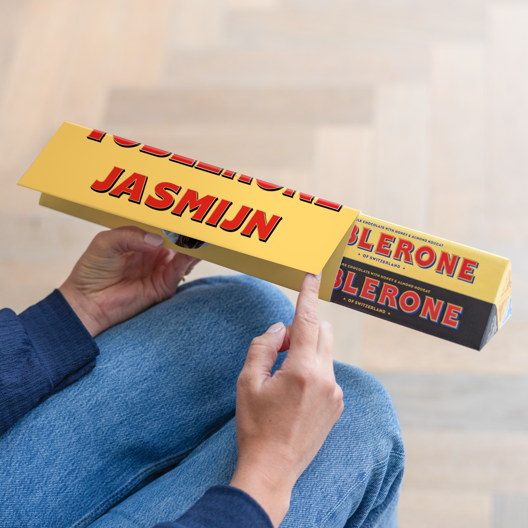 Xl Toblerone Met Eigen Foto Of Tekst - YourSurprise