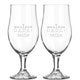 Verre à bière - Fête des Pères (2 pièces)