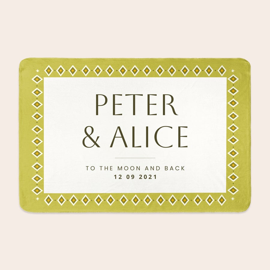 Personalised photo blanket Personalised photo blanket