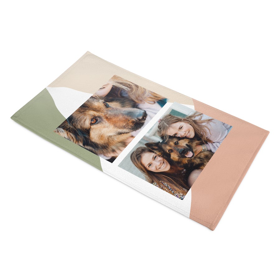 Serviette de bain personnalisée