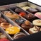 Luxurious chocolates in gift box