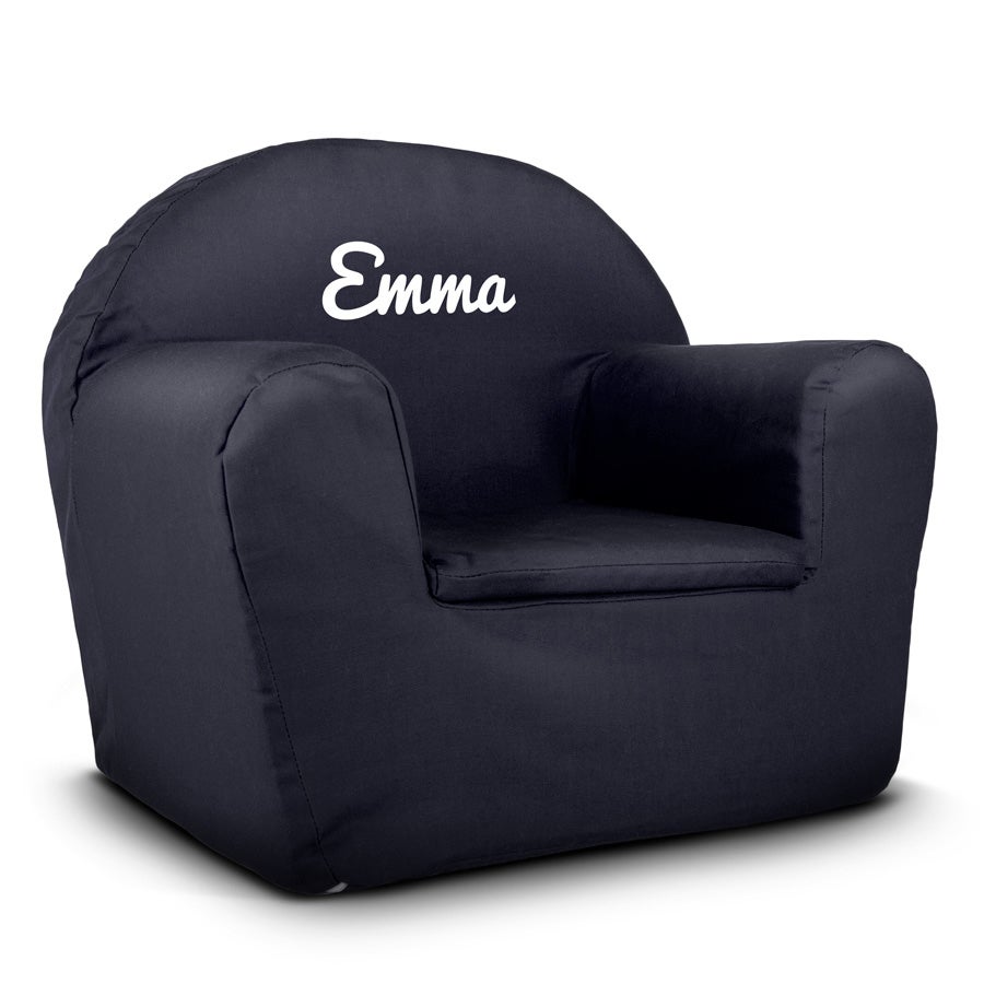 Fauteuil enfant personnalisé - bleu foncé