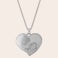 Engraved heart necklace large Engraved heart necklace large