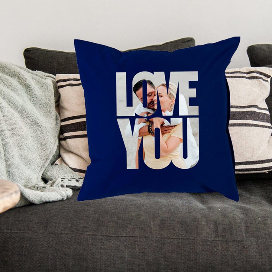 Liefdeskussen bedrukken Liefdeskussen bedrukken