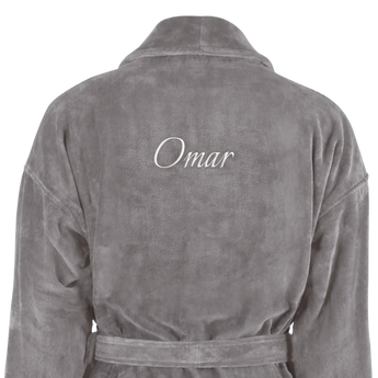 Accappatoio da Uomo - Grigio (S/M) Accappatoio da Uomo - Grigio (S/M)