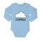 Body manica lunga bambino - Blu (62/68)