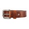 Ceinture cuir - Marron - Gravé - 80