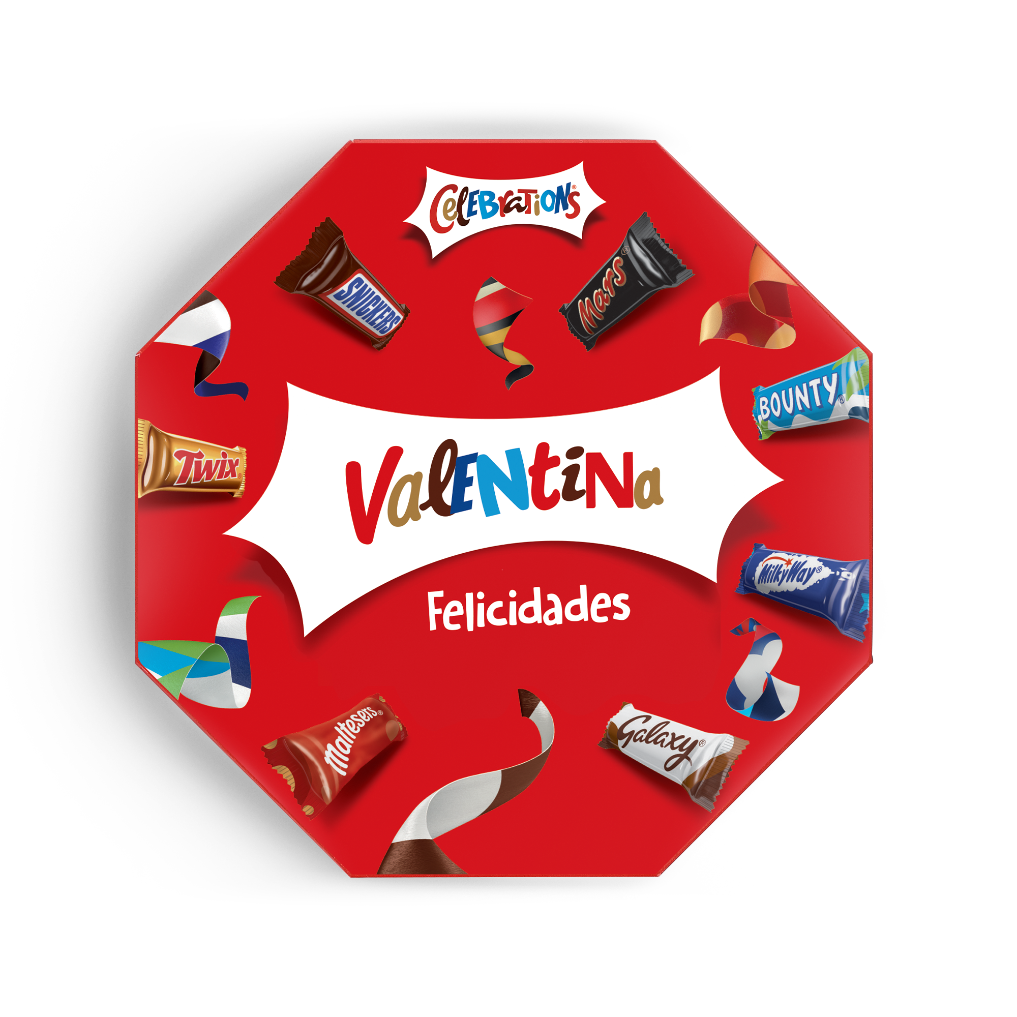 Caja Celebrations con nombre
