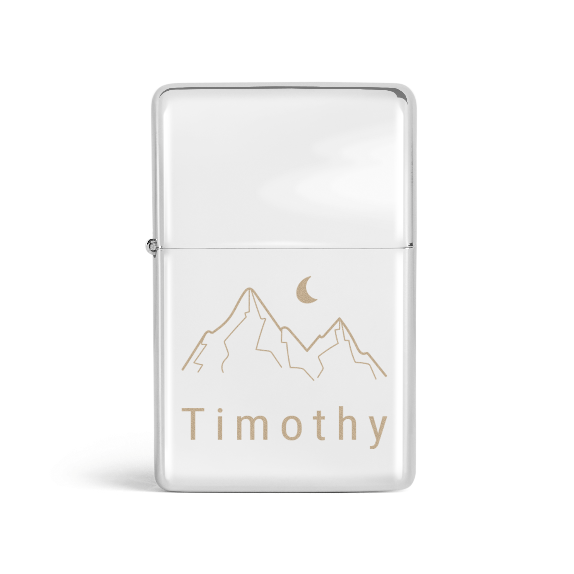 Personalised lighter - Engraved - Metal - Text