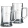 Engraved glass beer mug - set of 2