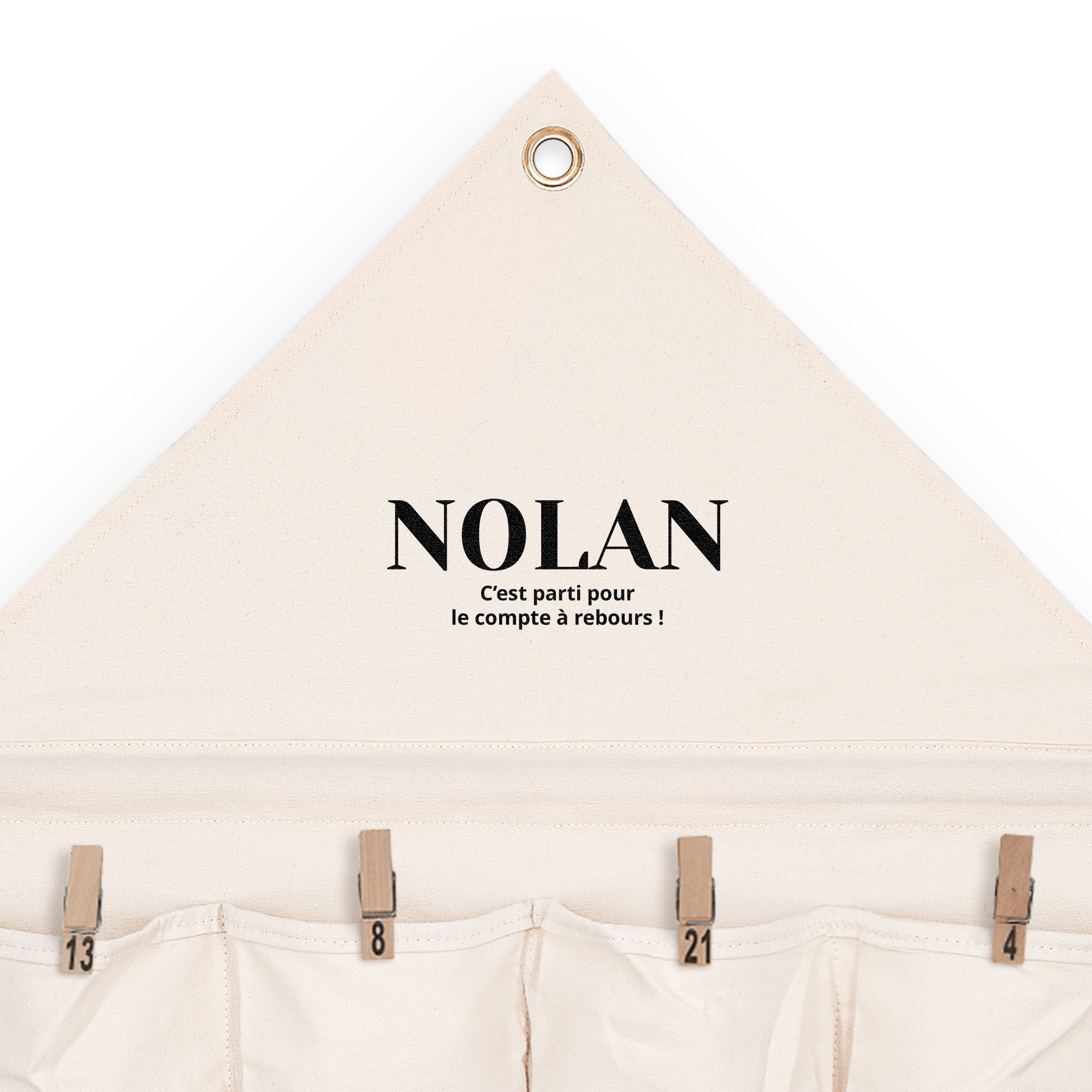 Calendrier de l'Avent en tissu