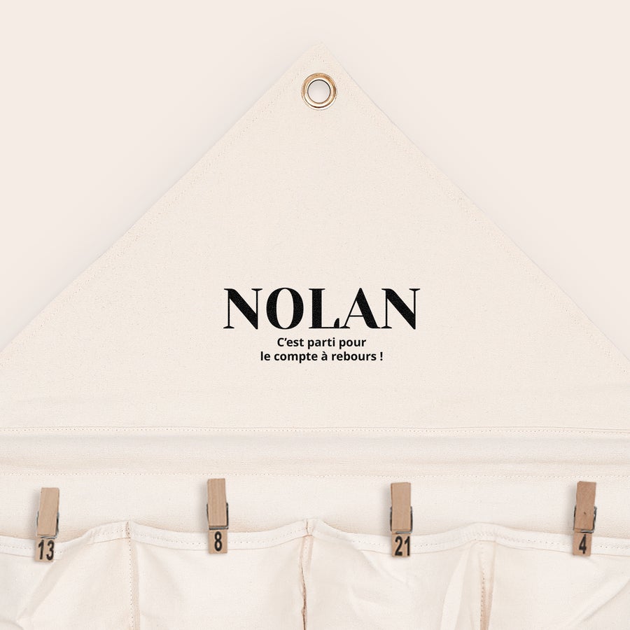 Calendrier de l'Avent en tissu Calendrier de l'Avent en tissu