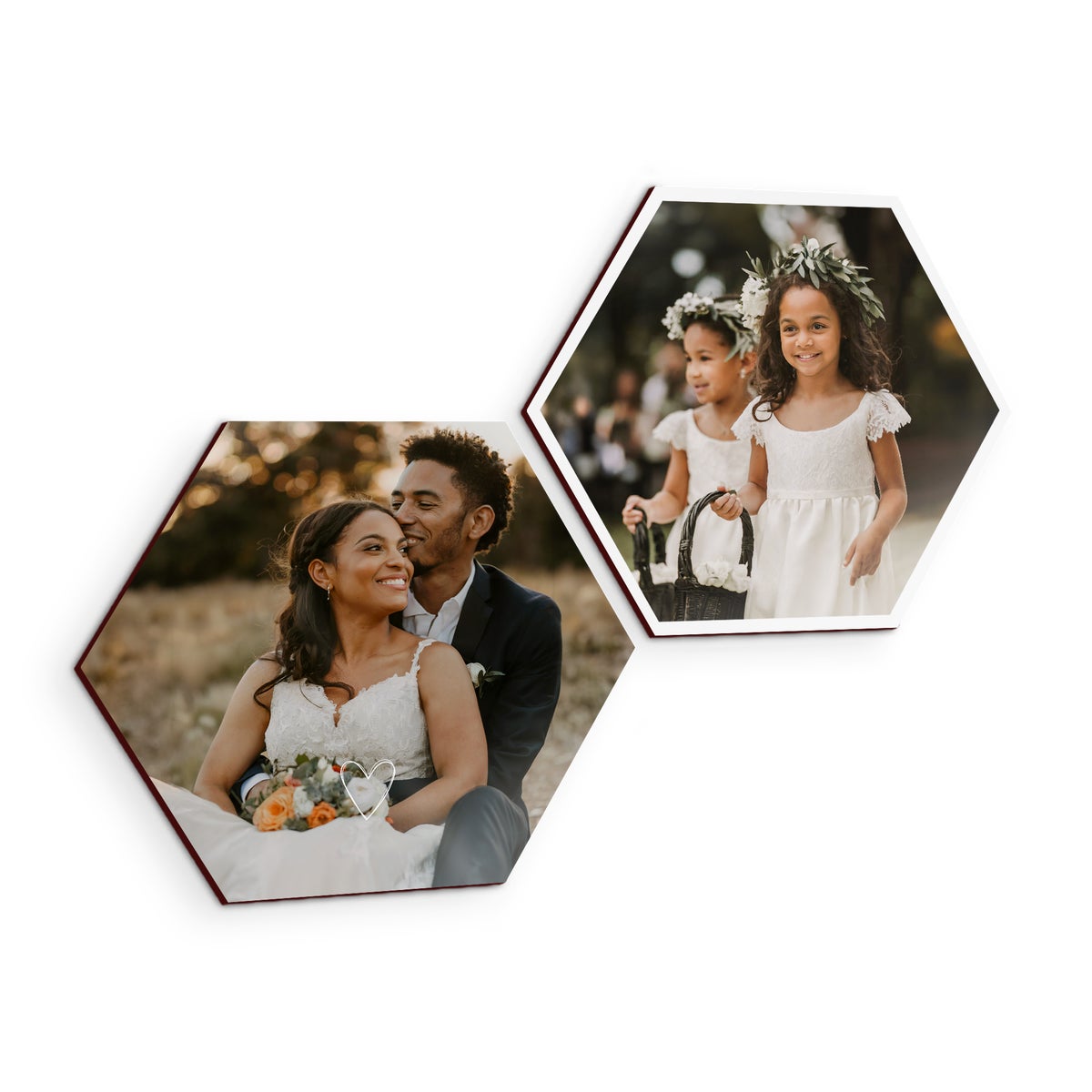 Spersonalizowany panel cienny - Szeciokt - 2 szt.