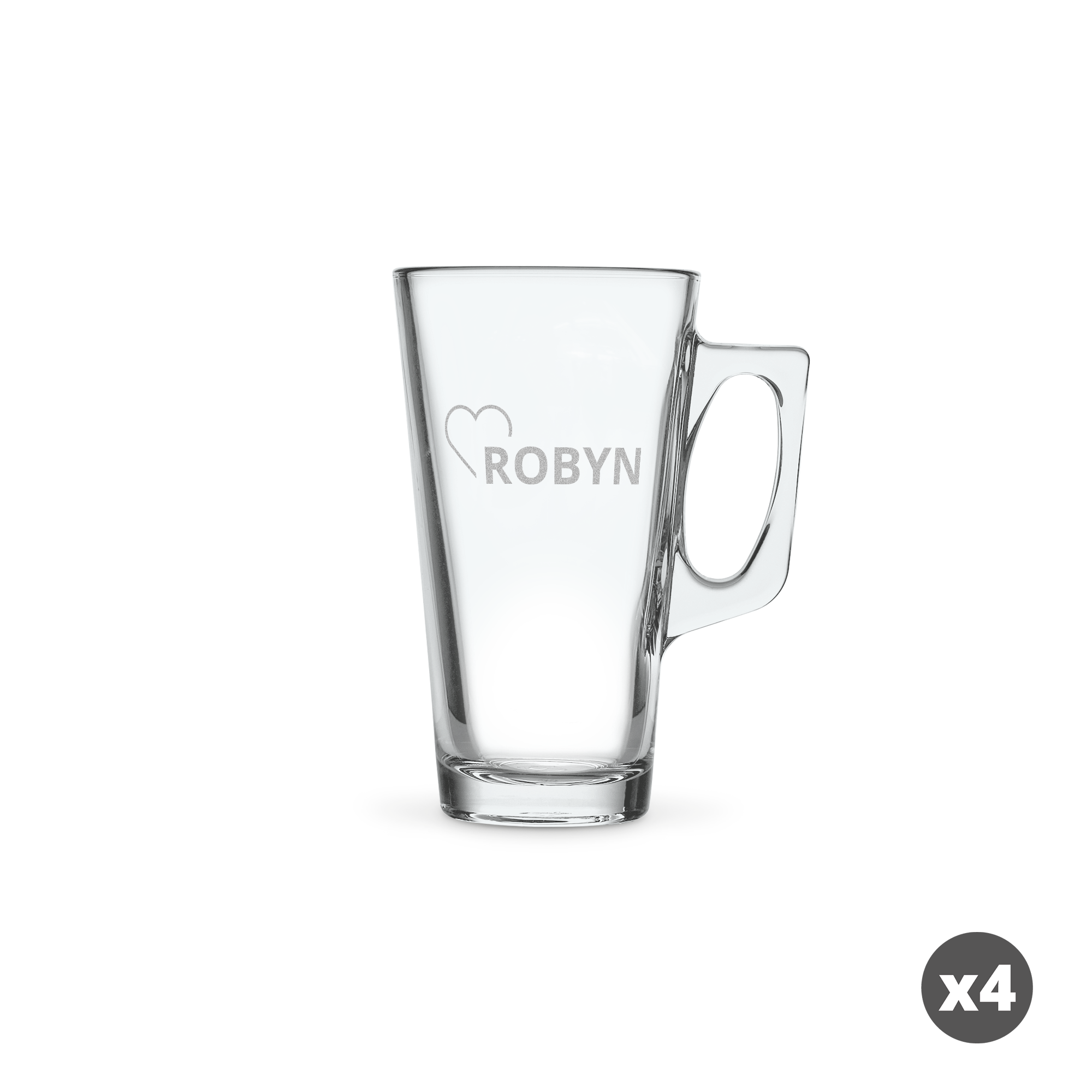 Copos para Latte Macchiato com gravação