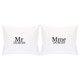 Set coussins Mr & Mrs -  Deux taies