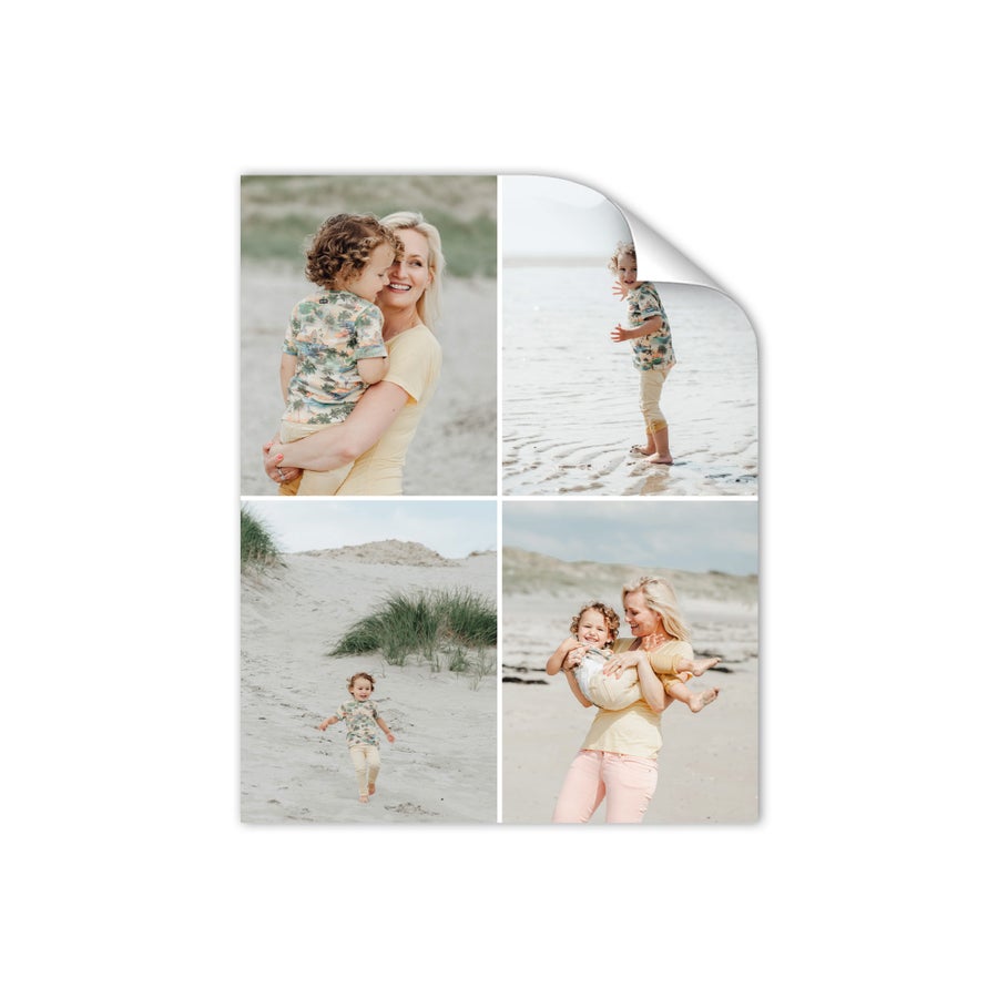 'Mama en ik' foto collage poster