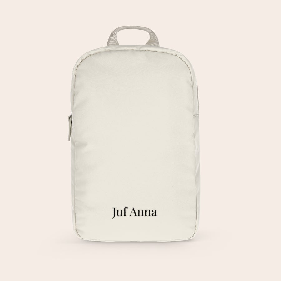 Puffer rugzak met naam Puffer rugzak met naam