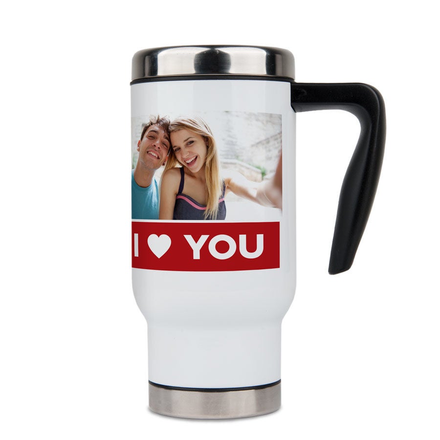 Print your personalised travel mug 