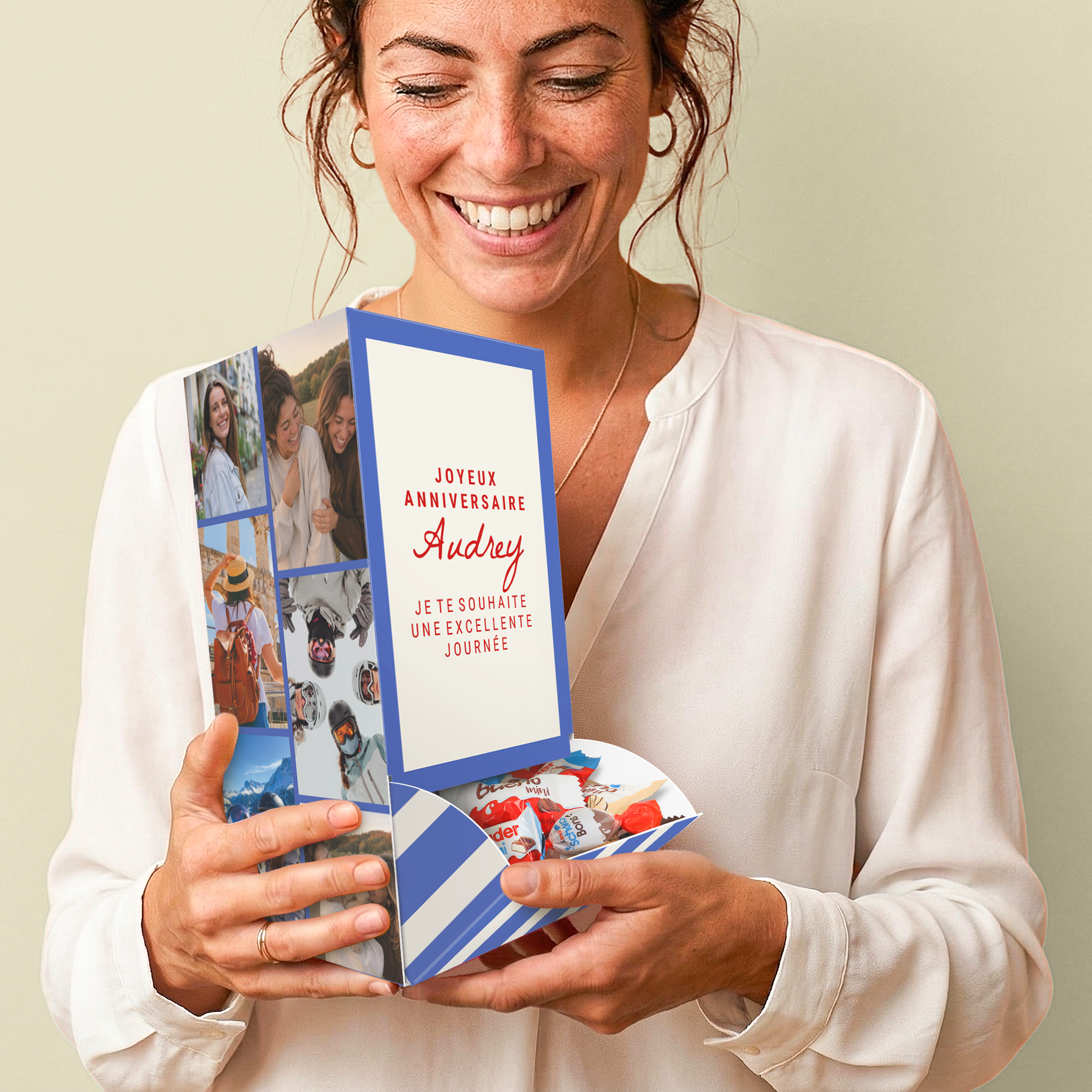 Distributeur Kinder Happy Moments personnalisé