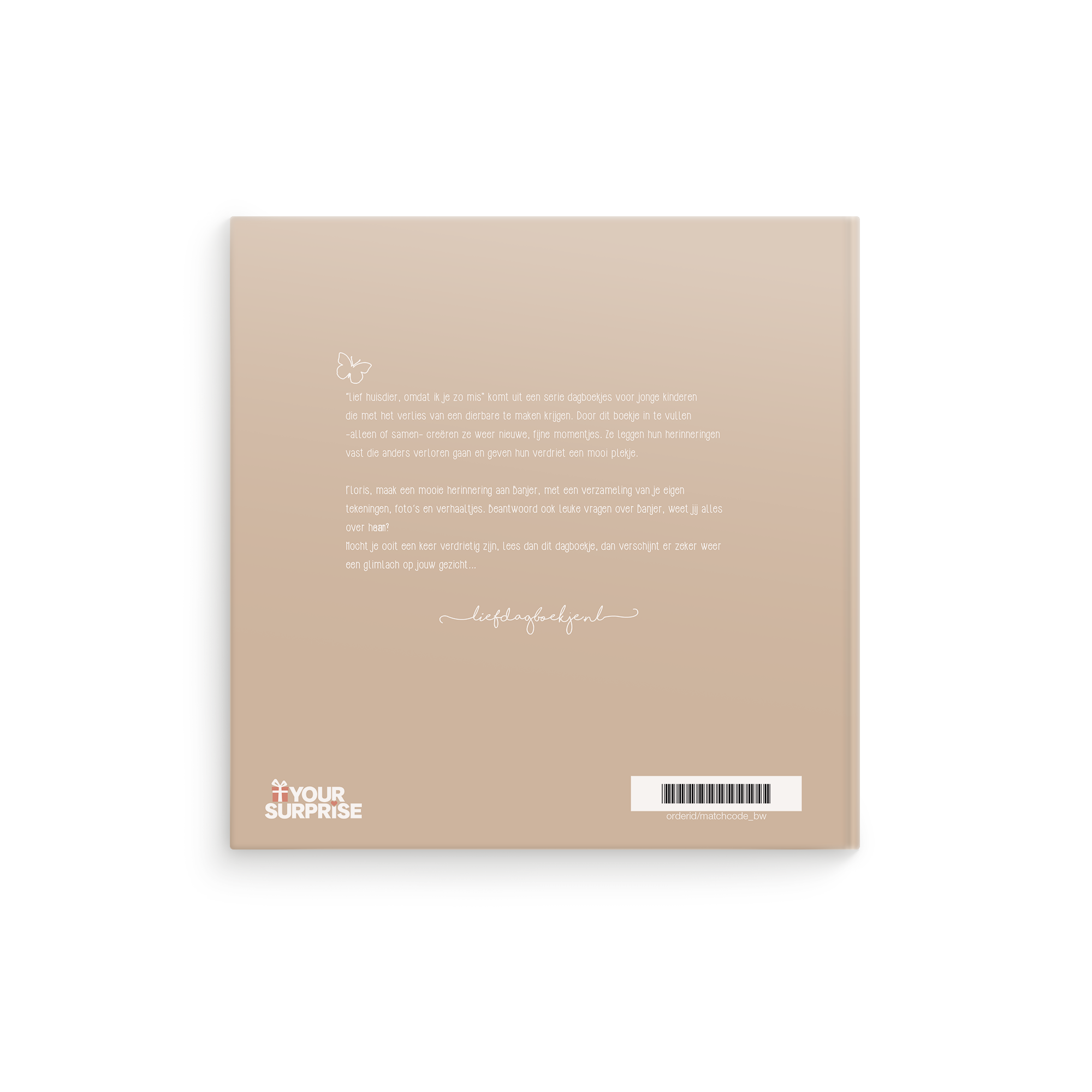 Gepersonaliseerd boek Lief huisdier, omdat ik je zo mis Softcover met eigen invulling voor kindernamen en verhalen, ontworpen om troost te bieden.