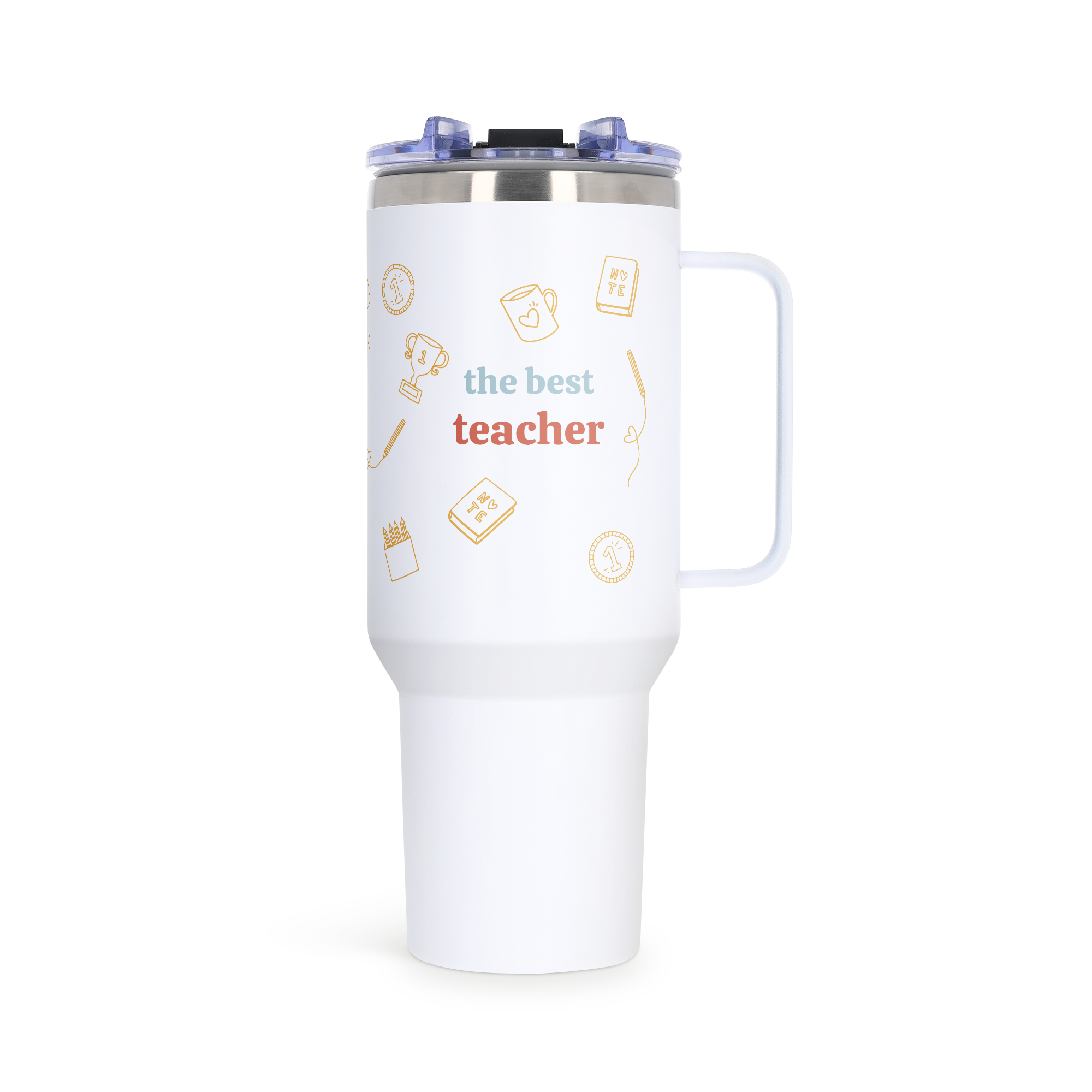 Termohrnek s brčkem 1,2l - personalizovaný