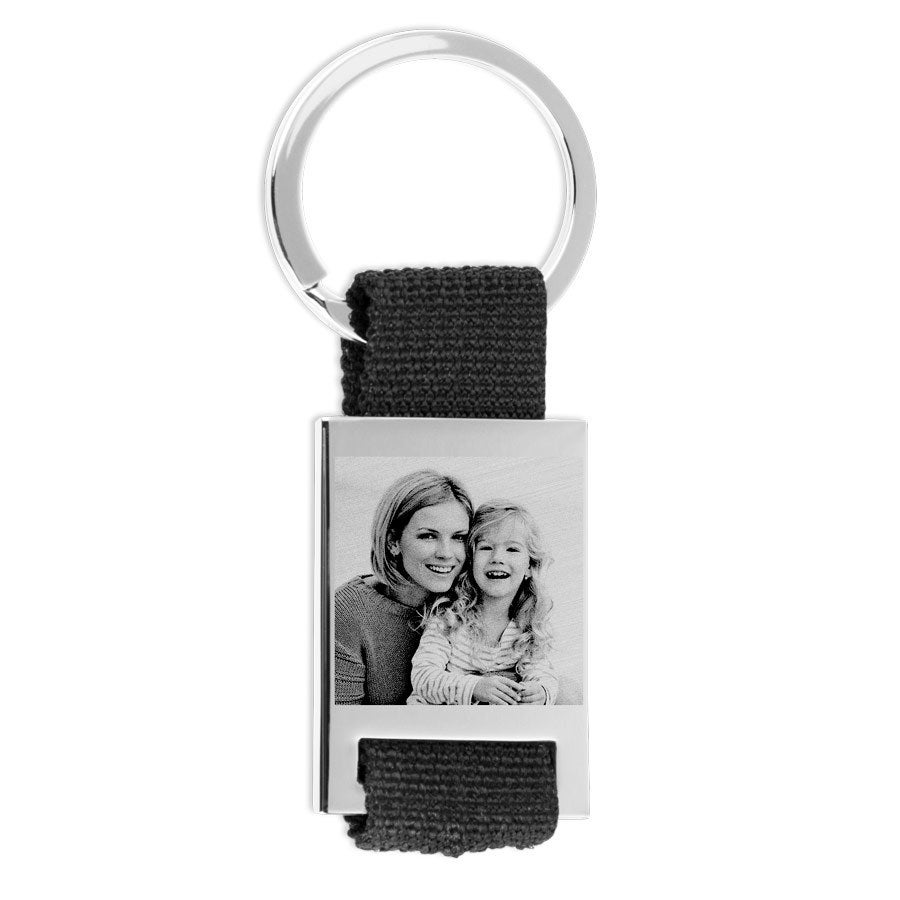 Sleutelhanger graveren met foto Sleutelhanger graveren met foto