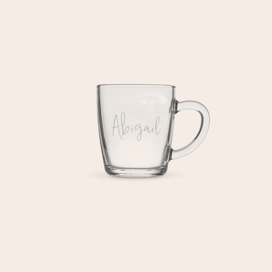 Engraved Glass Mugs Engraved Glass Mugs
