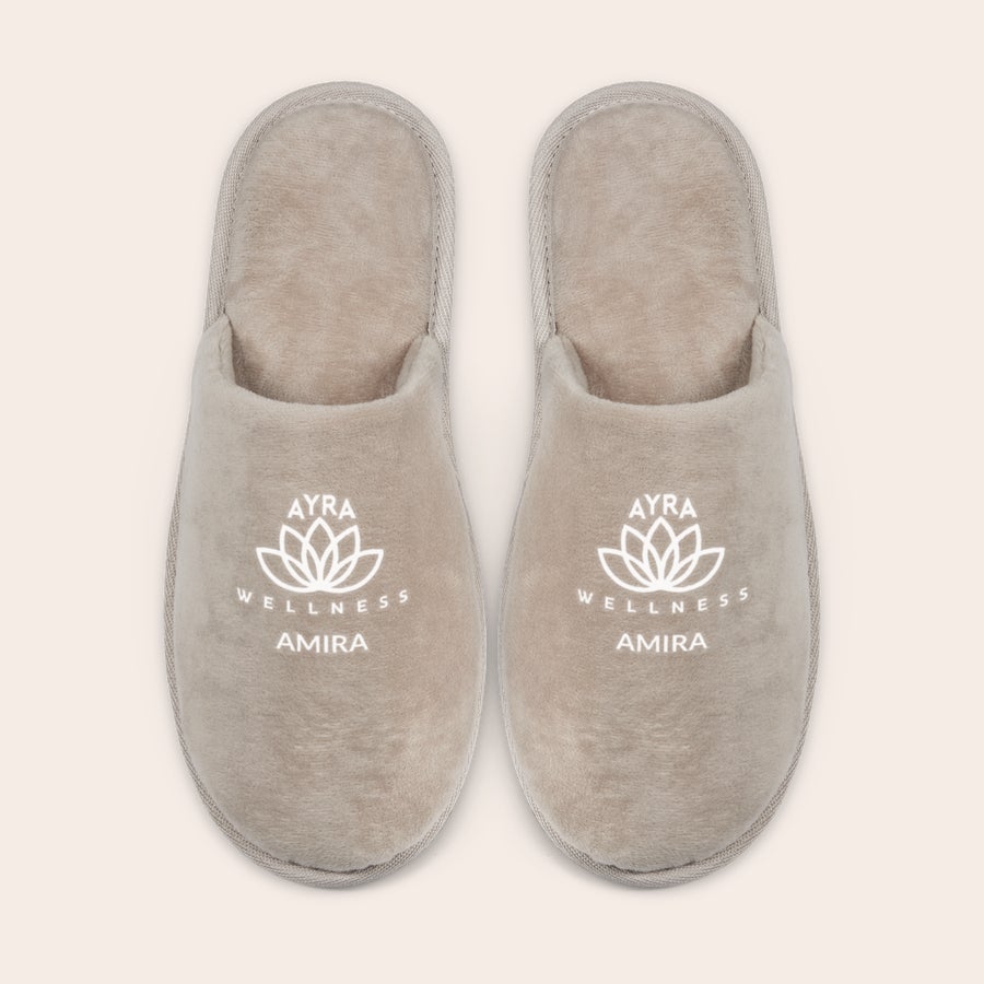 Pantoffels bedrukken Pantoffels bedrukken