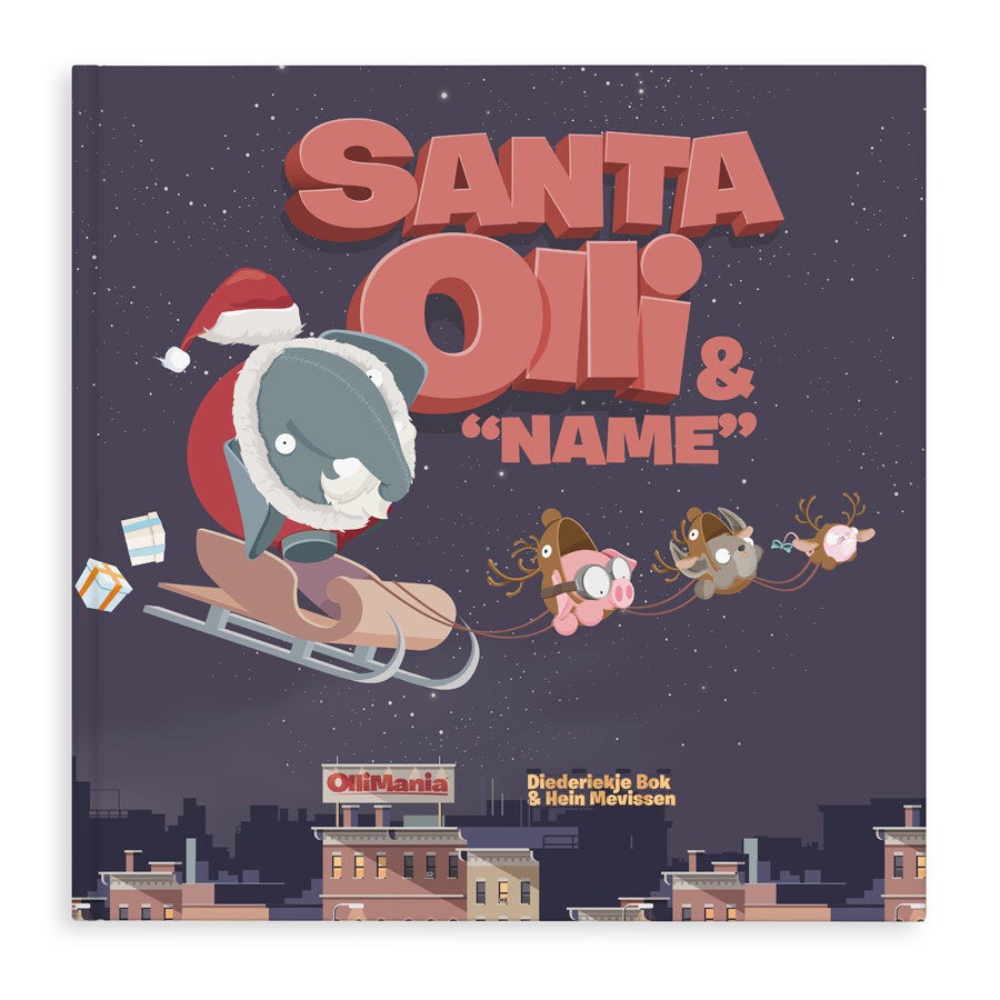 Personalised Ollimania book - Santa Olli - XXL version