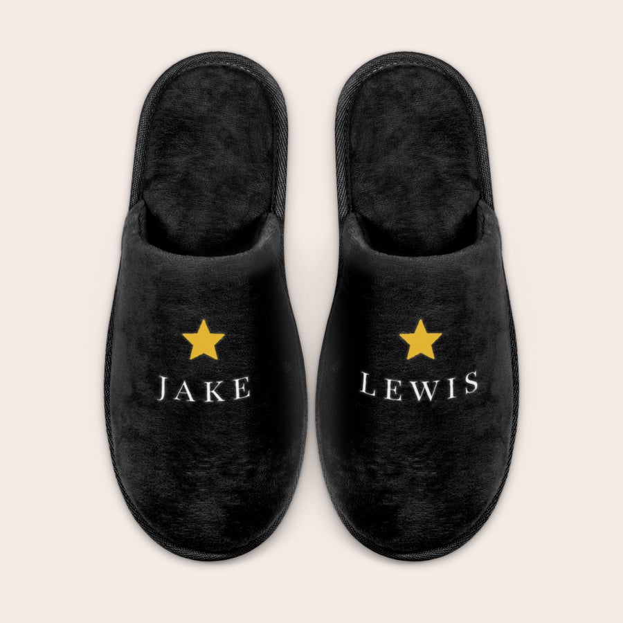 Personalised slippers Personalised slippers