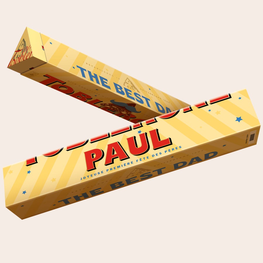 Toblerone personnalisé - Fête des Pères Toblerone personnalisé - Fête des Pères