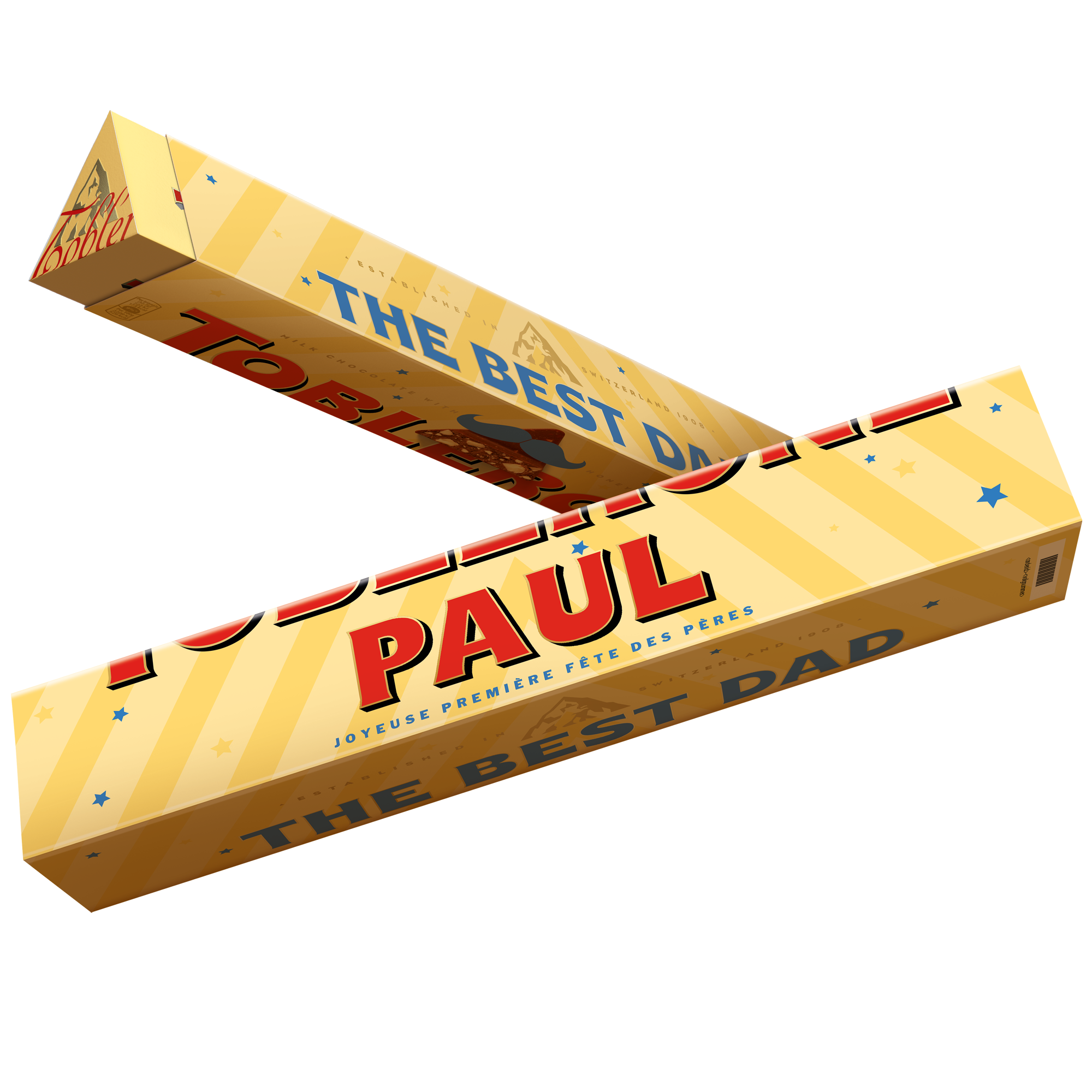 Toblerone personnalisé - Fête des Pères