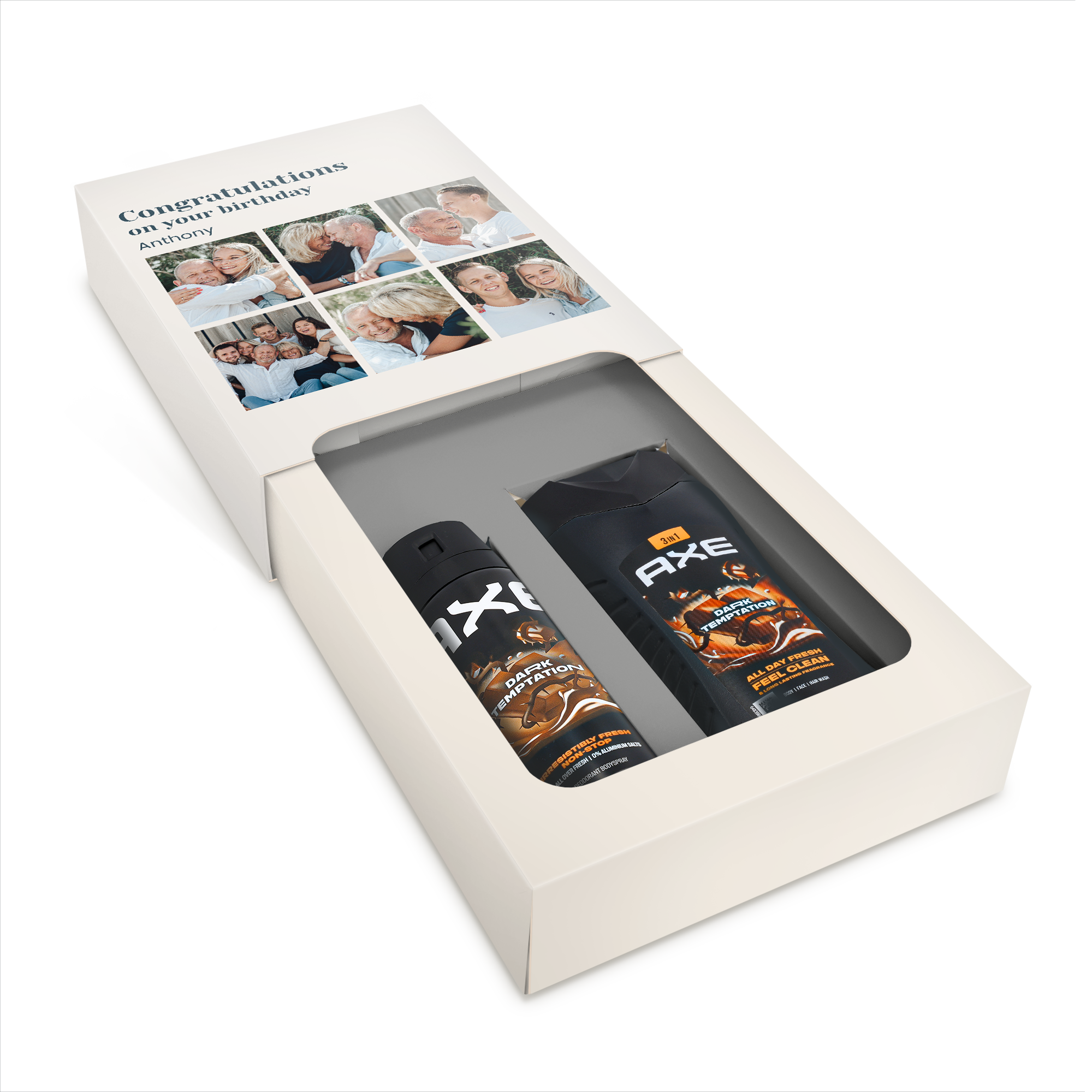 Personalised Axe gift set - Dark Temptation