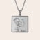 Collier pendentif carré Collier pendentif carré