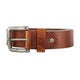 Personalised leather belt - Brown (80)