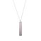 Zilveren ketting met naam