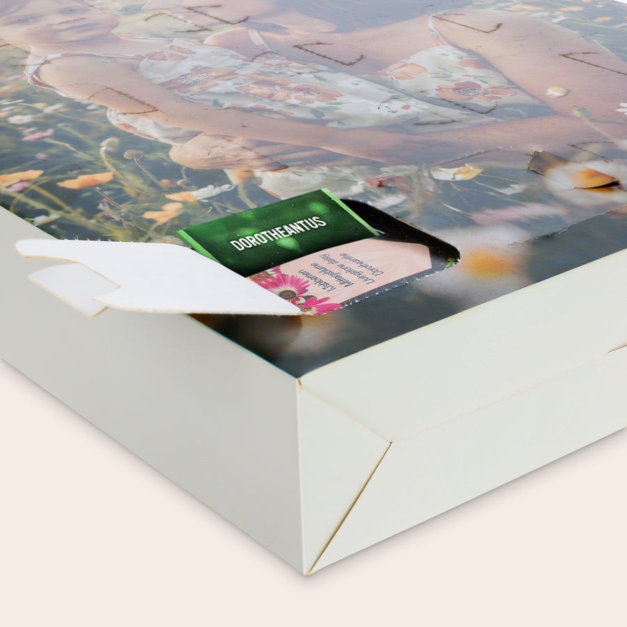 Gepersonaliseerde zaden adventskalender Gepersonaliseerde zaden adventskalender