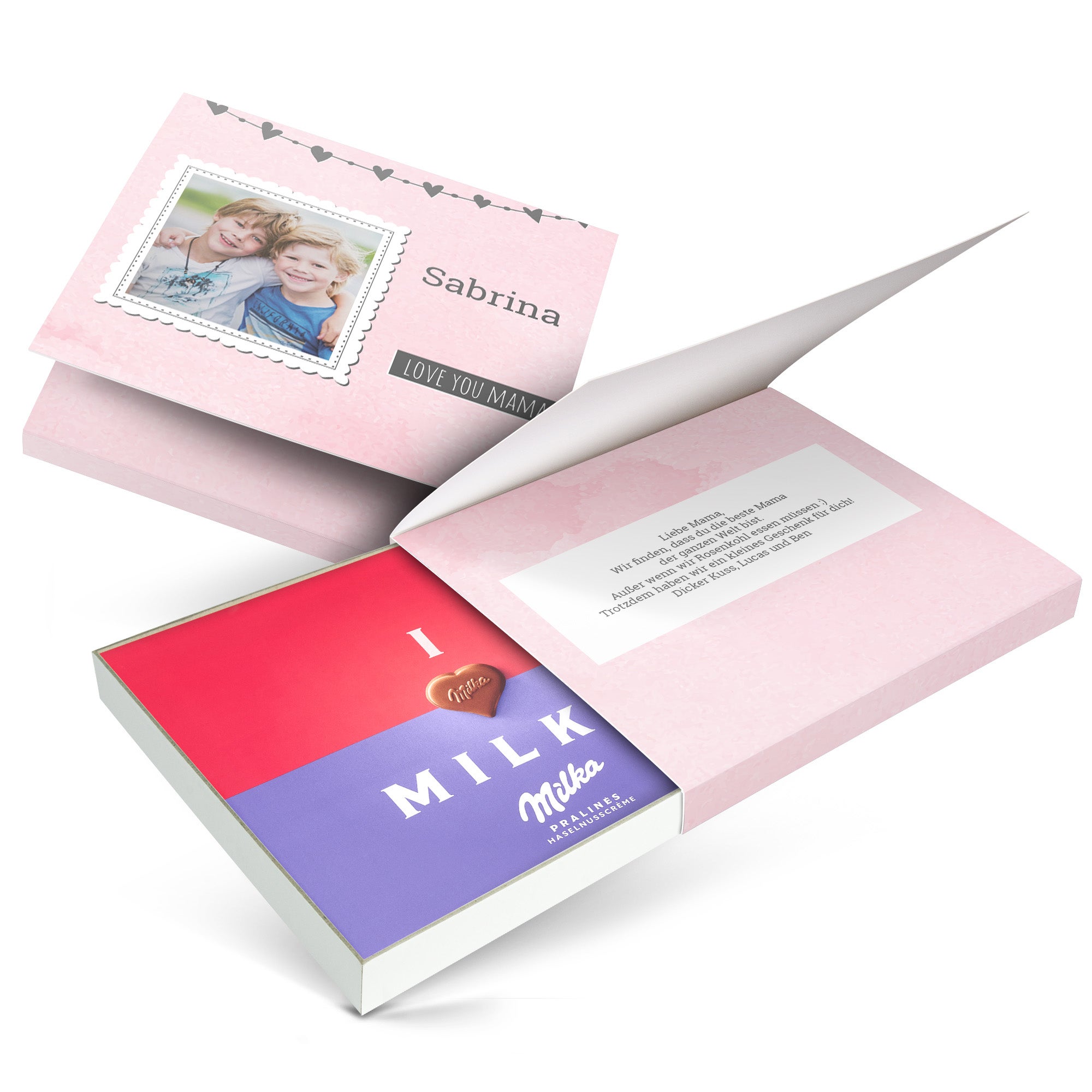 Milka Pralinen personalisieren Muttertag 110 Gramm  - Onlineshop YourSurprise