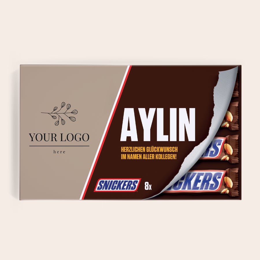 Personalisiertes Snickers Geschenk Personalisiertes Snickers Geschenk