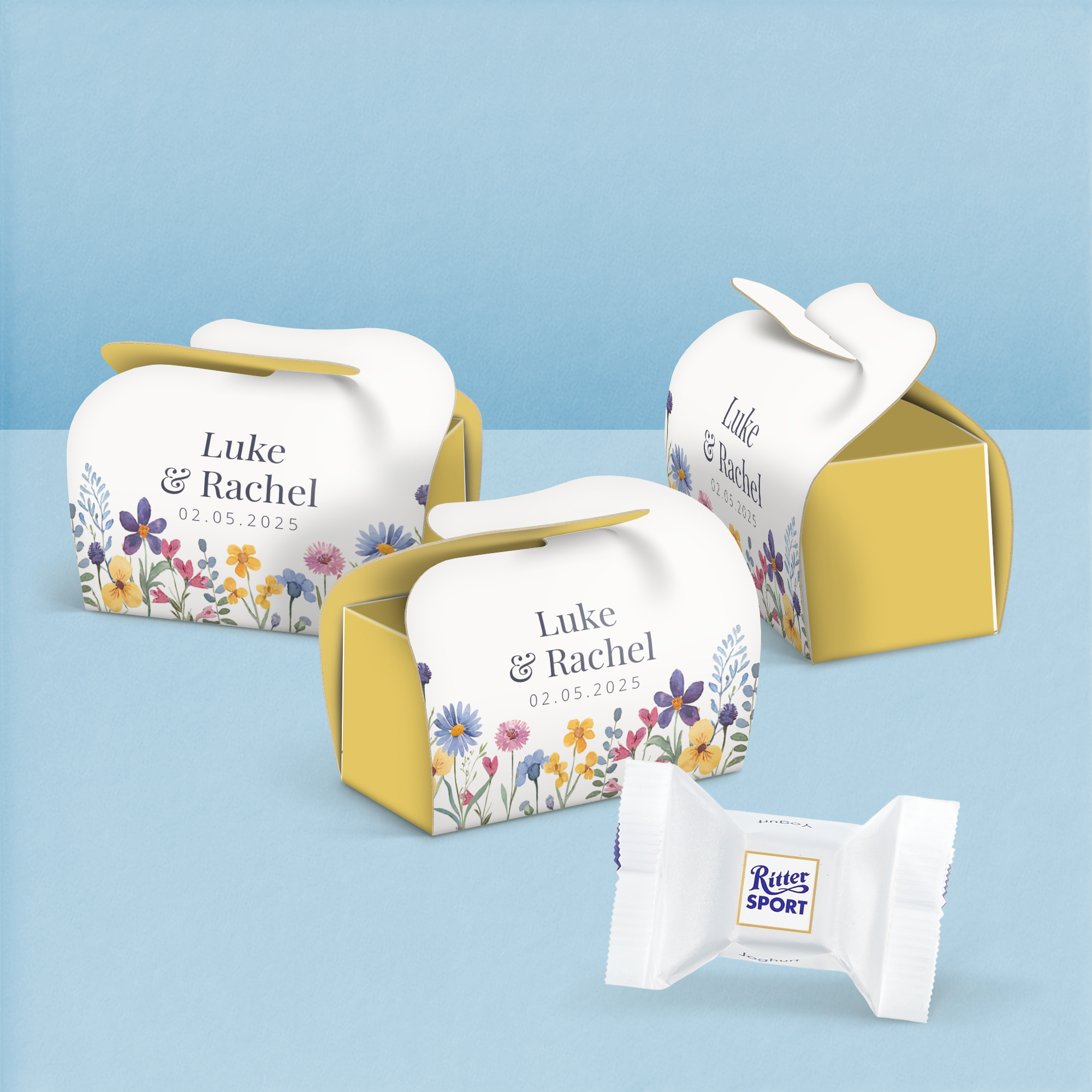 Personoidut Ritter Sport mini -herkut