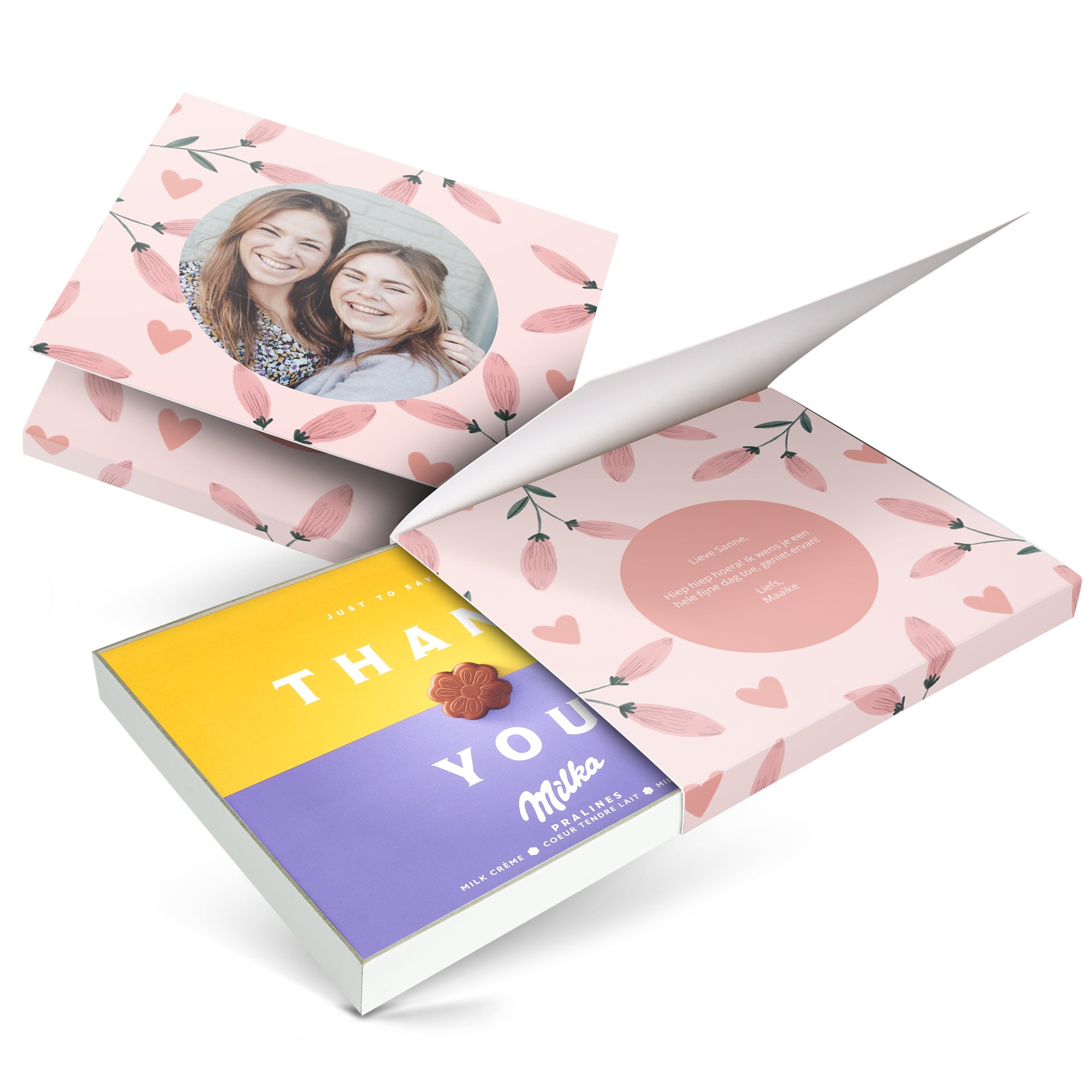 Milka giftbox bedrukken - Verjaardag - 110 gram Milka giftbox bedrukken - Verjaardag - 110 gram