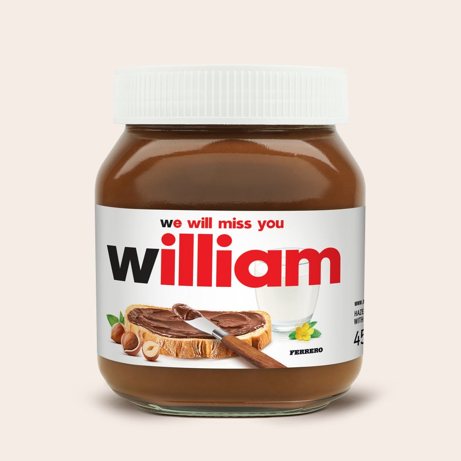 Personalised nutella® jar Personalised Nutella® jar - 450 gr with