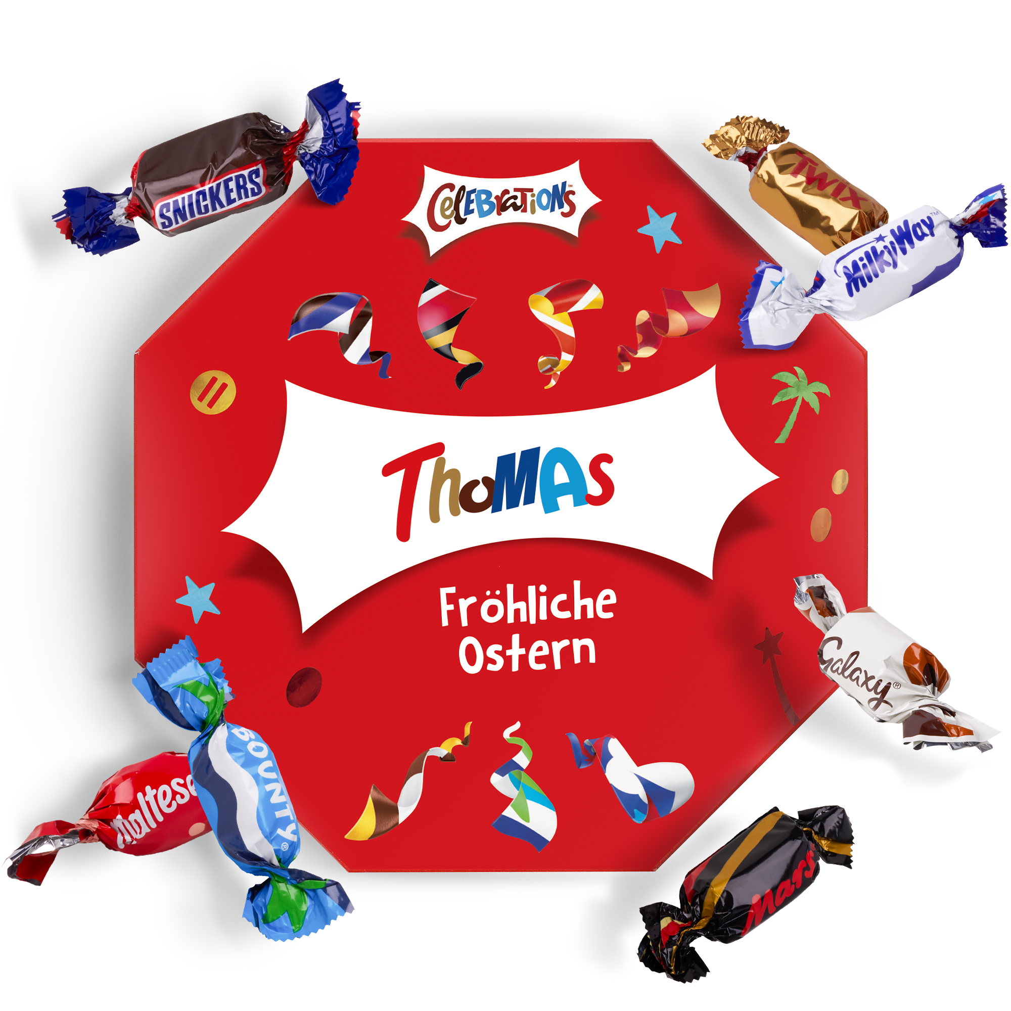 Celebrations Chocolate Box mit Namen