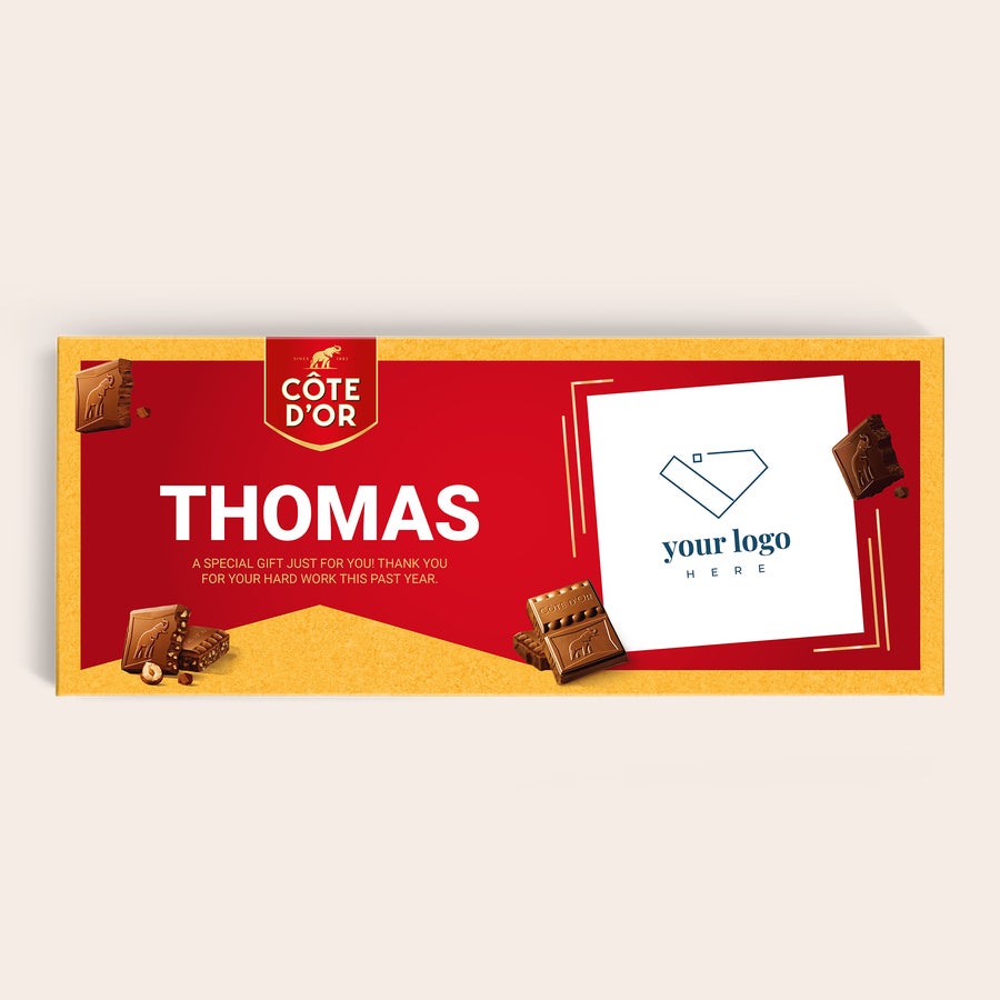 Tavoletta di Cioccolato Côte d'Or XL Personalizzata Tavoletta di Cioccolato Côte d'Or XL Personalizzata
